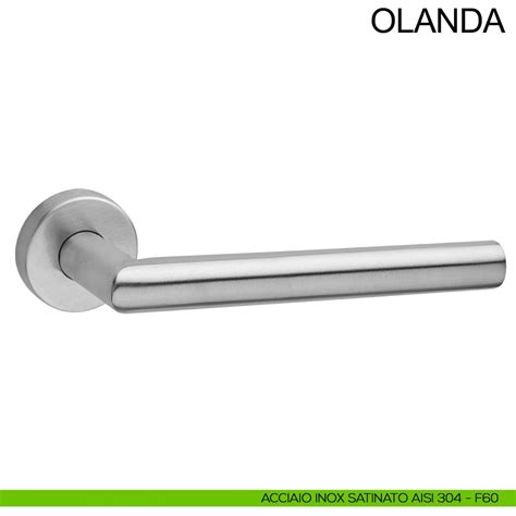 Maniglia In Acciaio Per Porta Olanda Fimet Inox Con Impugnatura 200 Mm