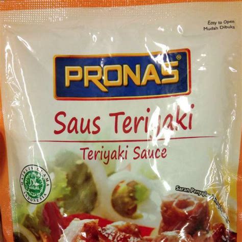 Jual Pronas Saus Lada Hitam Blackpepper 175 Gr Pronas Saus Teriyaki