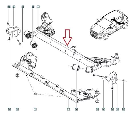 Puente Eje Trasero Renault Sandero Rs Original