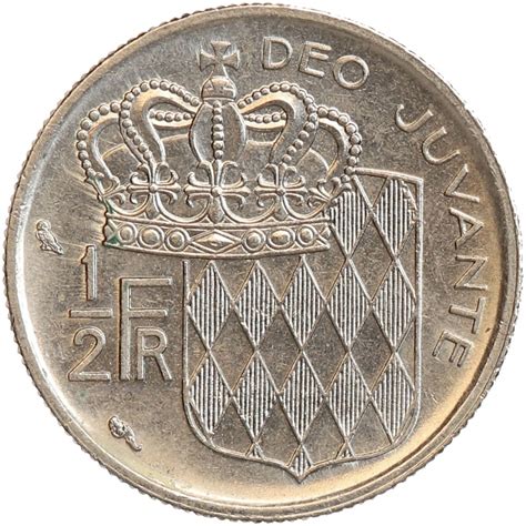 1 2 Franc Rainier III Monaco