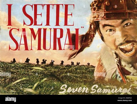 TOSHIRO MIFUNE in SEVEN SAMURAI / SHICHININ NO SAMURAI / I SETTE SAMURAI 1954 director AKIRA ...