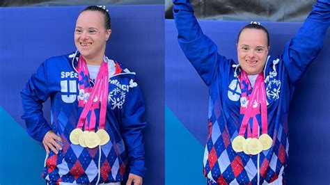 Dockins Bringing Home 5 Gold Medals In Special Olympics World Summer