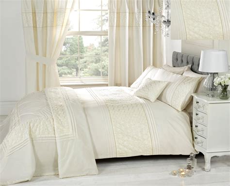 Cream Duvet Cover Bedding Bed Sets Or Curtains /Matching Accessories ...