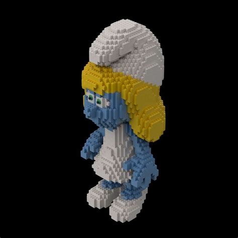 LEGO MOC Smurfette by otterbournelego | Rebrickable - Build with LEGO