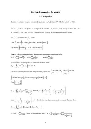 Suites Td Maths Avec Corrig D Taill Univ Lille Lyc E Pierre De