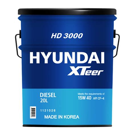 Dầu Nhớt động Cơ Hyundai Xteer Hd 3000 15w40