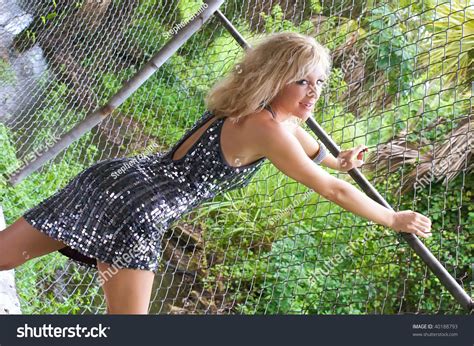 Shapely Sexy Beautiful Blonde Woman Looking Stock Photo Shutterstock