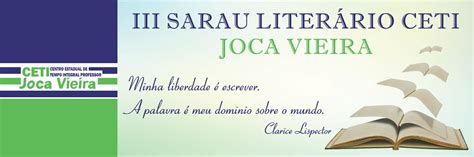 Ceti Professor Joca Vieira Realiza Iii Sarau Liter Rio