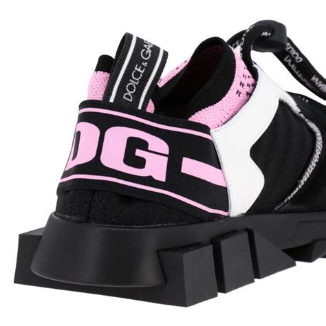 Dolce And Gabbana Outlet Zapatillas Mujer Rosa Zapatillas Dolce