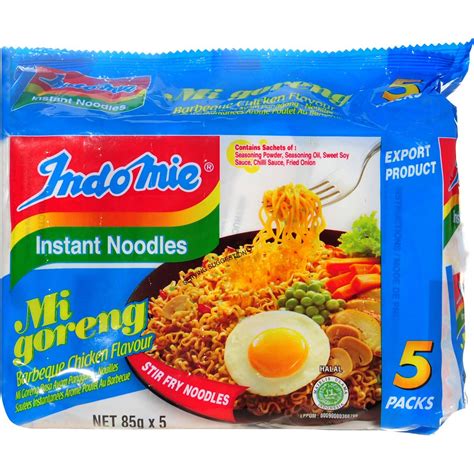 Calories in Indomie Mie Goreng Bbq Chicken calcount