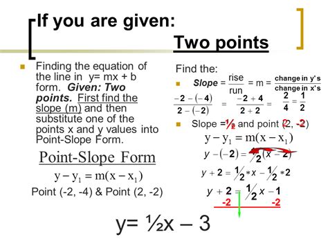 Writing Linear Equations Given Two Points Calculator Tessshebaylo