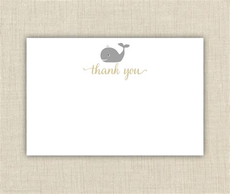 Baby Shower Thank You Cards Printable. Instant Download. - Etsy