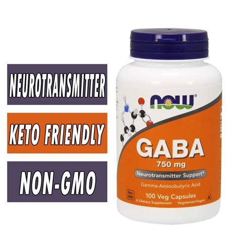 Gaba Now Foods Neurotransmitter Support