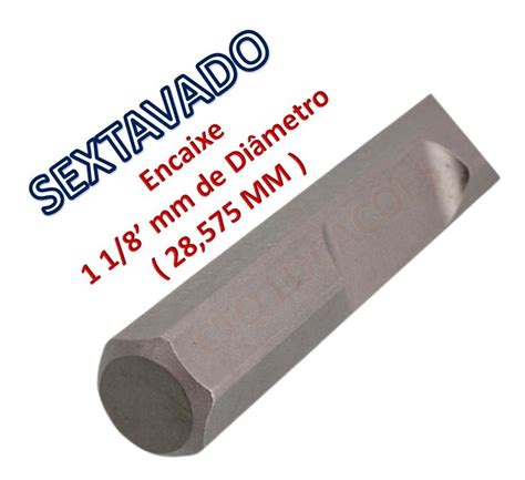 Ponteiro Sextavado 520x28mm Para Martelo Rompedor 30 Kg 4pç Frete Grátis