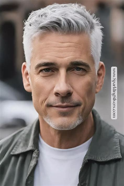 Modern Gray Hairstyles For Men Sparklingsilvers En 2024 Cortes De