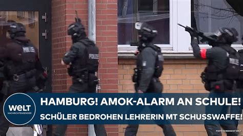 HAMBURG Amokalarm an Schule in Blankenese Schüler bedrohen Lehrerin