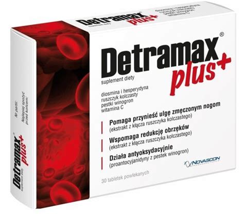 Detramax Plus X Tabl Powlekanych Cena Apteka Internetowa Tanie