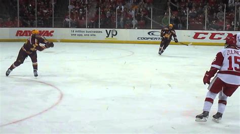 Wisconsin Badger Mens Hockey Power Play Goal Vs Minnesota Gophers