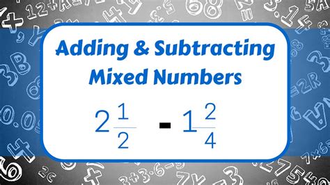 Adding And Subtracting Mixed Numbers Worksheets