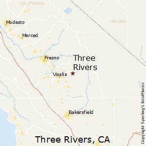 Three Rivers California Map | Living Room Design 2020