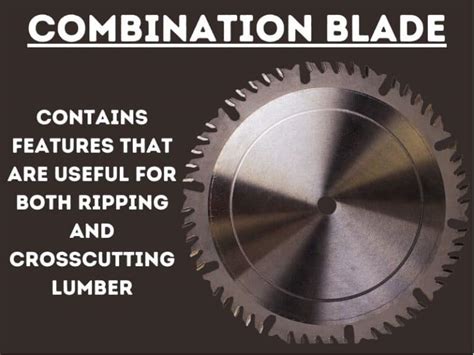 3 Most Common Types Of Table Saw Blades Adept Woodworker