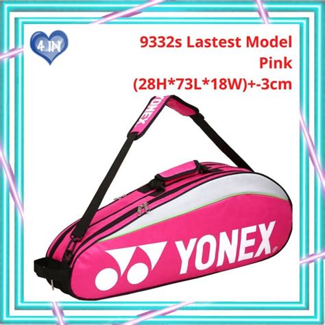 Yonex Badminton Bag Racket Bagpack Backpack S Bags Latest Version