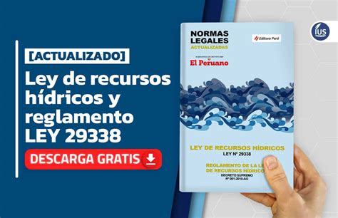 [actualizado] Ley De Recursos Hídricos Y Reglamento Ius Latin