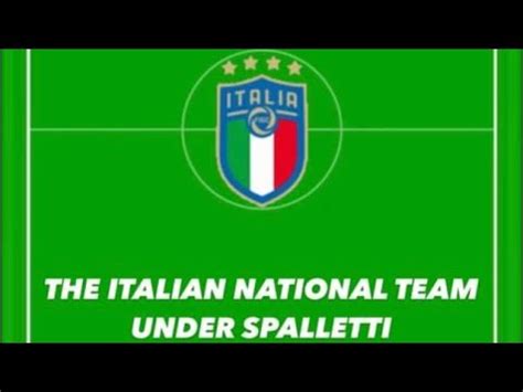 The Italian National Team Under Spalletti YouTube