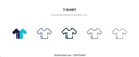 Tshirt Size Icon Set Size Xs Stock Vector Royalty Free