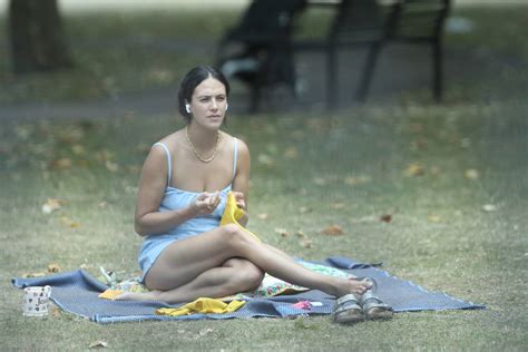 Jessica Brown-Findlay – Pictured at a park in London-12 – GotCeleb