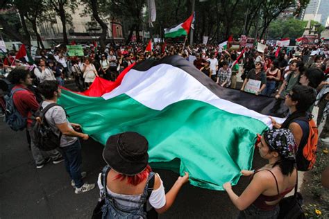 A 76 Años De La Nakba Miles En Las Calles De La Ciudad De México Contra El Genocidio En Gaza