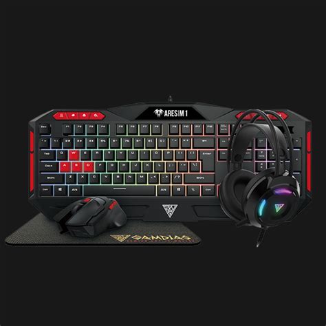 Gamdias Poseidon M Rgb In Gaming Combo Texon Ware Hardcore