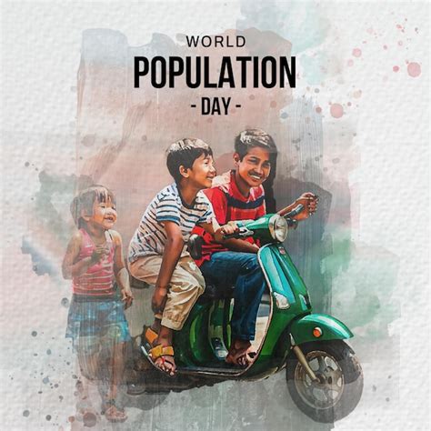 World Population Day Premium Ai Generated Psd