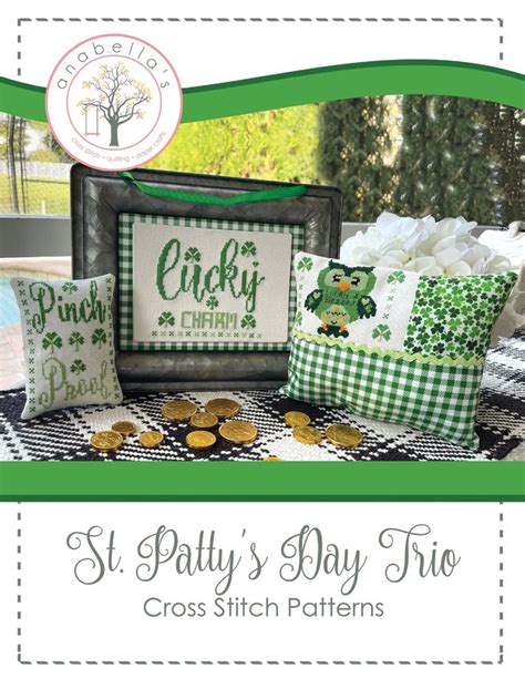 Pdf Anabella S Needleart St Patty S Day Trio Cross Stitch Pattern St