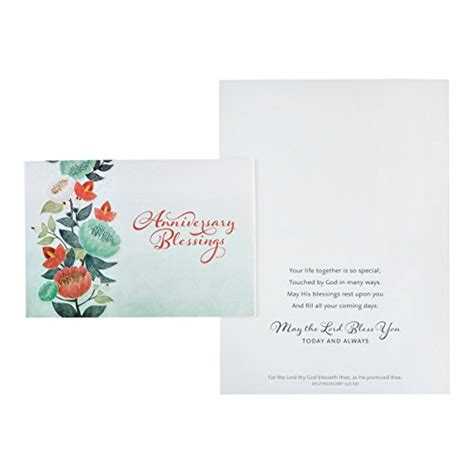 Dayspring Anniversary Inspirational Boxed Cards Floral Border 18561 Dcbg