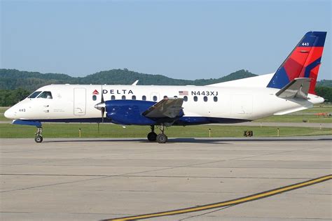 Retired 11 Years Ago Delta Air Lines Short Lived Saab 340s Operations