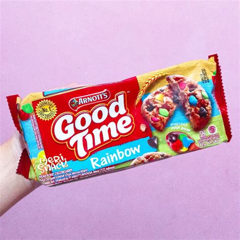 Jual Good Time Rainbow Cookies 72gr Shopee Indonesia