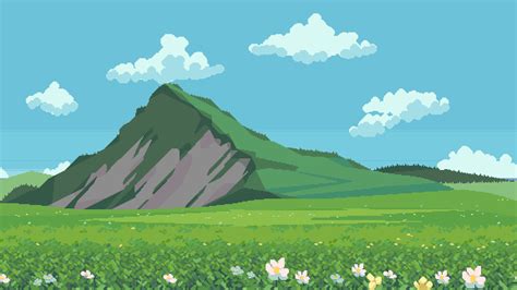 Simple Nature Pixel Background for Video Game | OpenGameArt.org