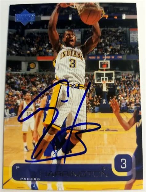 AL HARRINGTON INDIANA Pacers 2003 Upper Deck 271 Autographed