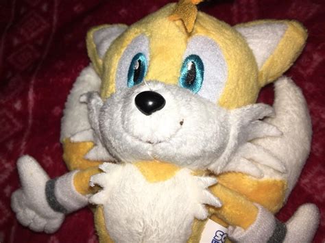 Rare Sanei Miles Tails Prower Sonic Plush 8 Hedgehog Sega Toy Doll