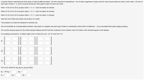 Solved Points Steelco Manufactures Three Types Of Steel Chegg