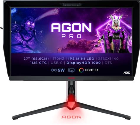 Aoc Ag Qxm Computer Monitor Cm X Pixels Quad Hd