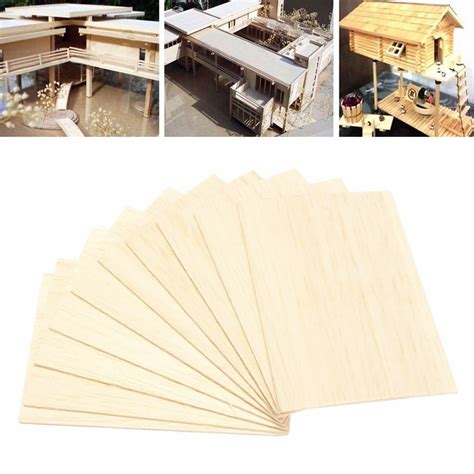 15pcs Balsa Wood Sheets 150x100x2mm Thin Basswood Wood Sheets Hobby