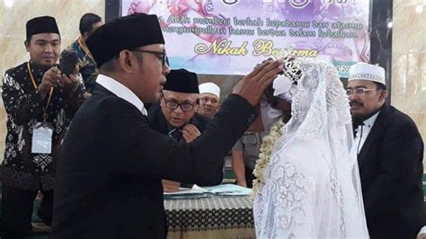 Masjid Raya Uswatun Hasanah Jakbar Gelar Nikah Gratis Dapat Mahar Rp1