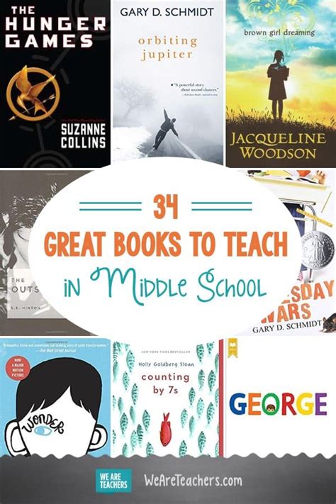 50 Great Books To Teach In Middle School Middle School Books Middle