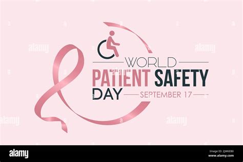 Vector Illustration Design Concept Of World Patient Safety Day Observed