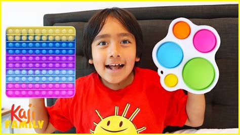 Ryan S Pop It Challenge Fidget Toys Collection Youtube