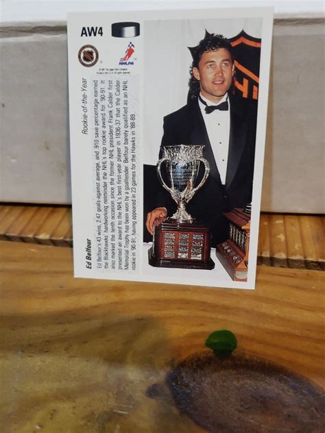 Upper Deck Hockey Ed Belfour Aw Chicago Blackhawks Award Winner