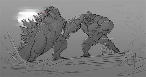 Sketch Godzilla Vs Kong Drawing Kong are regarded as spoilers until digital and home release