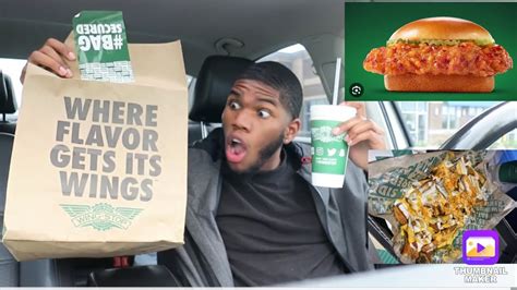 Wing Stop Chicken Sandwich Mukbang Youtube